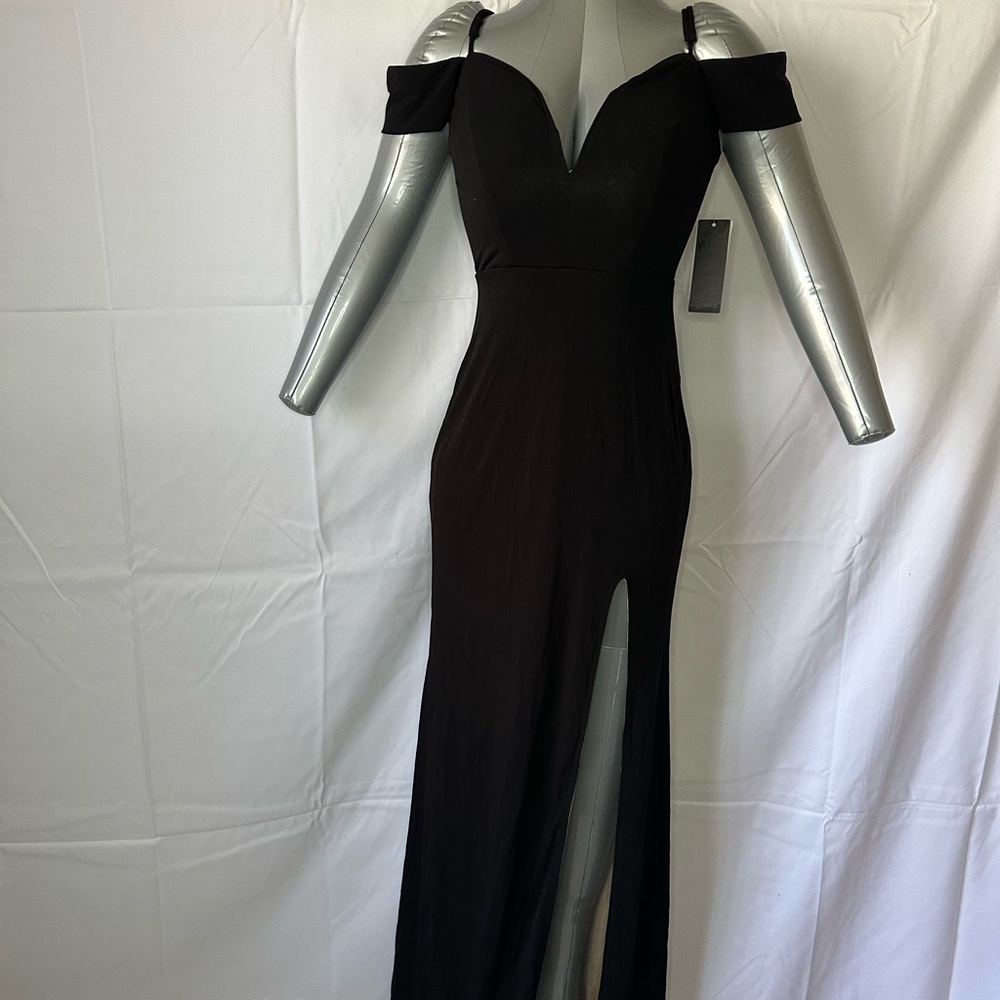 Emerald Sundae Womens Solid Gown Dress